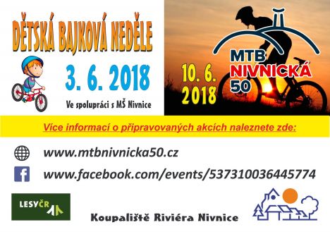 MTB NIVNICKÁ 50 + DĚTSKÁ BAJKOVÁ NEDĚLE
